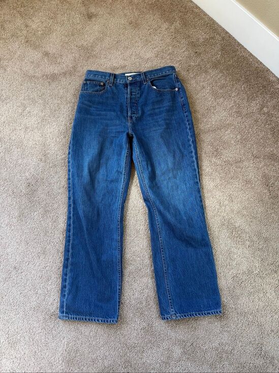 TRAVE Denim - TRAVE Gia Crop Straight Leg Jeans